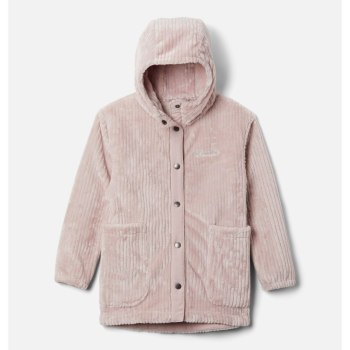 Columbia Jakne Za Djevojčice - Fire Side Long Sherpa Fleece Roze | CXAP-80761